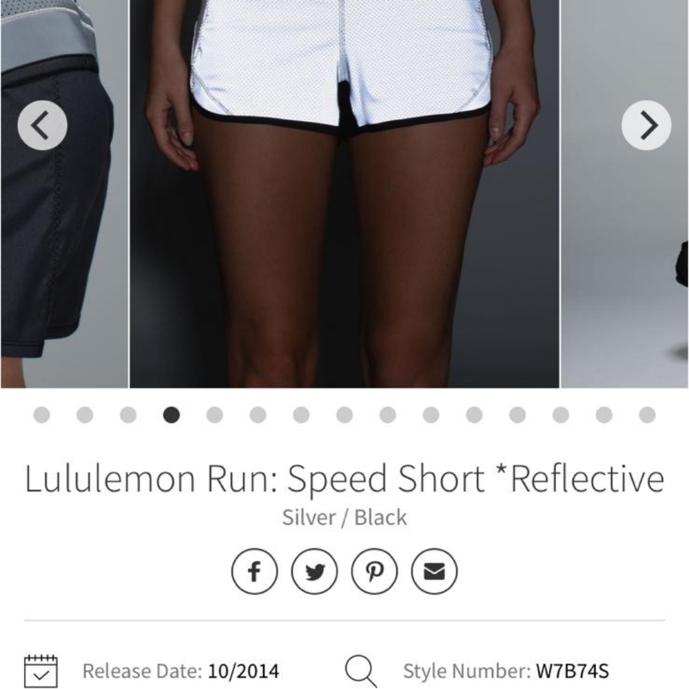 Lululemon Run Speed Short *Reflective - image 5